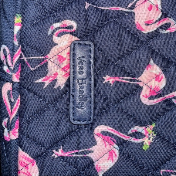 Vera Bradley, Flamingo Print Quilted Women's Lunch Bag - Picture 4 of 5